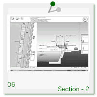 Section - 2：断面図 - 2