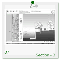 Section - 3：断面図 - 3