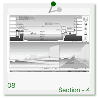 Section - 4：断面図 - 4