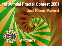 AFC2001 2nd Place Award