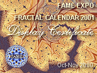 Fractal Calendar 2001